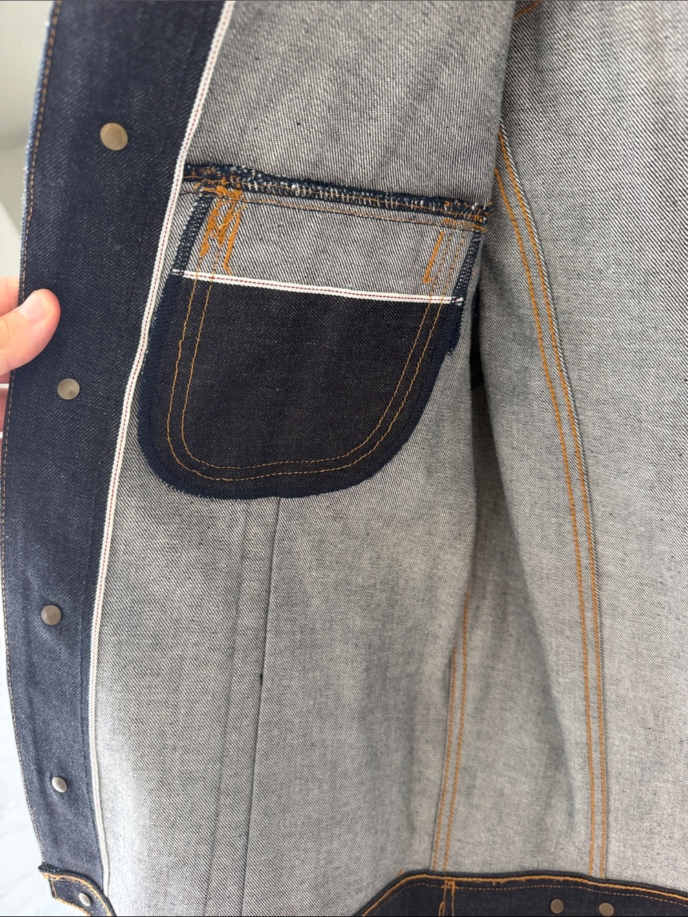 Men’s Brave Star Selvedge Denim Jacket - Like New size large mens - Picture 6 of 8